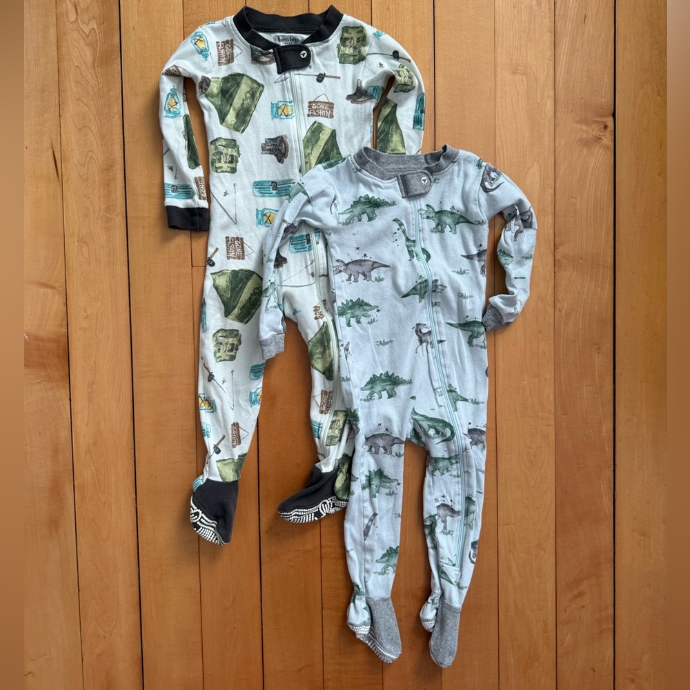 Burt's Bees Zip Footies Sz 18mo